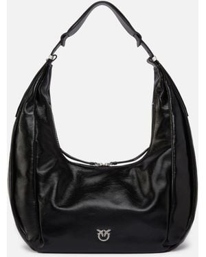 Pinko Borsa Grande A Spalla Hobo Slouchy - Nero