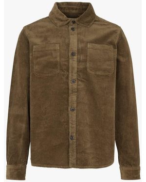 Les Deux Surchemise Col Classique En Coton - Vert