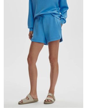 Varley Short Court Élastiqué Femme - Bleu