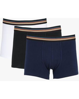 Paul Smith Lot De 3 Boxers Unis - Bleu