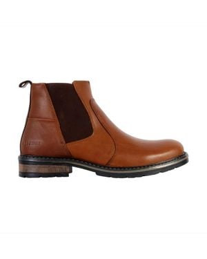 Redskins Bottines En Cuir Homme - Marron