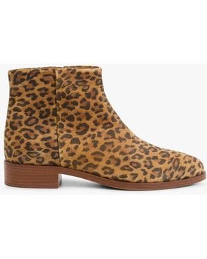 Bobbies Bottines En Cuir Femme - Marron