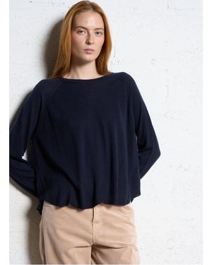 Nice Things Pull Oversize En Maille Femme - Bleu