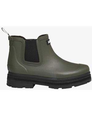 Aigle Bottines De Pluie Doublure En Sherpa Femme - Vert