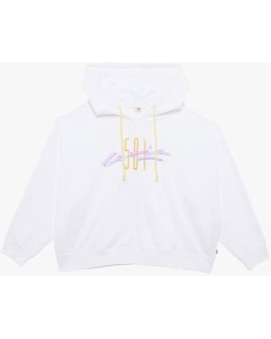 Levi's Sweat'Sérigraphié En Coton Mélangé Femme - Blanc