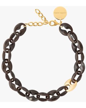 Vanessa Baroni Collier En Marbre - Marron