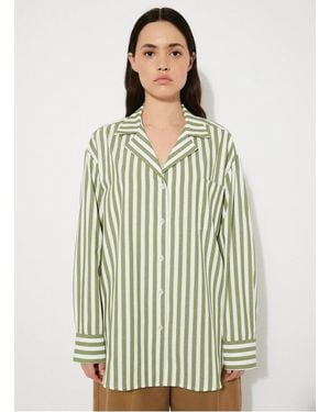 Rita Row Chemise Oversize En Coton Recyclé Femme - Vert
