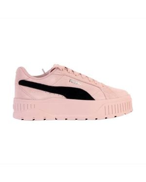 PUMA Basket Basse Cuir Karmen Ii Femme - Rose