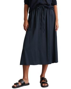 Marc O' Polo Jupe Midi Droite Femme - Bleu