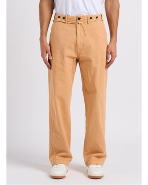 Homecore Pantalon Large En Coton - Neutre
