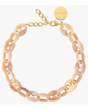 Vanessa Baroni Collier En Marbre - Blanc