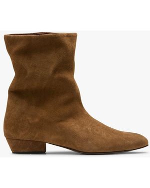 Anonymous Copenhagen Bottines En Cuir Femme - Marron