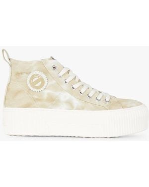 No Name Baskets Montantes En Cuir Femme - Neutre