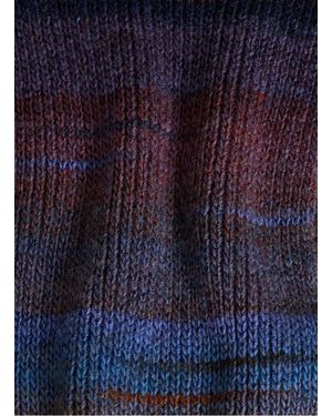 La Fee Maraboutee Echarpe En Maille Tricotée - Bleu