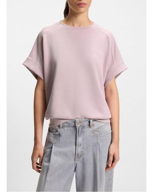 BOSS Tee-Shirt Col Rond Femme - Violet
