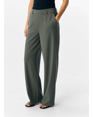 Object Pantalon Fluide À Pinces Femme - Vert