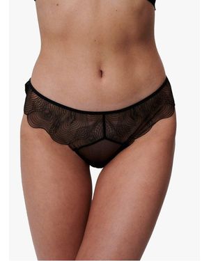 UNDRESS String En Maille Femme - Noir