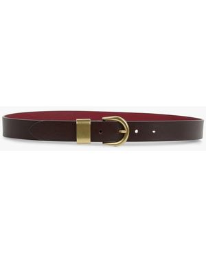 Sessun Ceinture En Cuir De Vache - Blanc