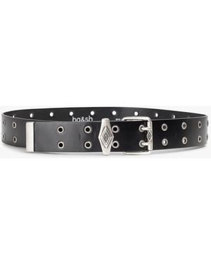Ba&sh Ceinture En Cuir - Blanc