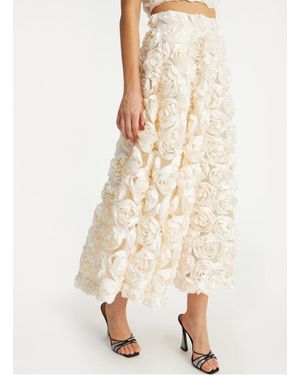 ROTATE BIRGER CHRISTENSEN Jupe Longue Fleurie Femme - Neutre