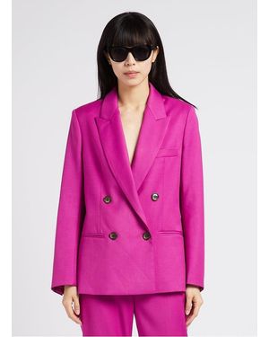 COLLECTORS CLUB Veste Tailleur Ample Femme - Rose