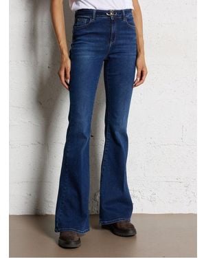 Liu Jo Jean Flare Femme - Bleu
