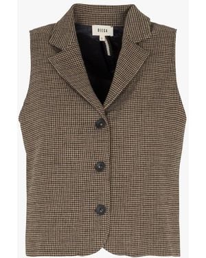 Diega Veste Col Tailleur Femme - Marron