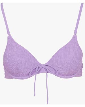 Love Stories Haut De Maillot Froncé - Bleu