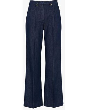 Tara Jarmon Jean Taille Haute Flare Brut Femme - Bleu