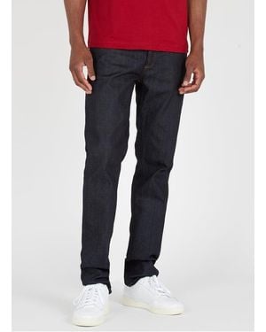 Sandro Jean Droit En Coton - Rouge