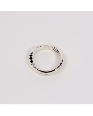Mayrena Bague Réversible, Recyclé - Blanc