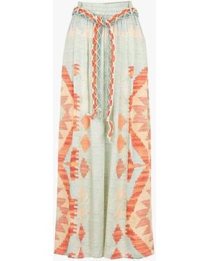 Mes Demoiselles Pantalon Large Fluide Femme - Bleu