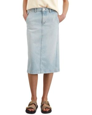 Marc O' Polo Jupe Midi En Coton Mélangé Femme - Bleu