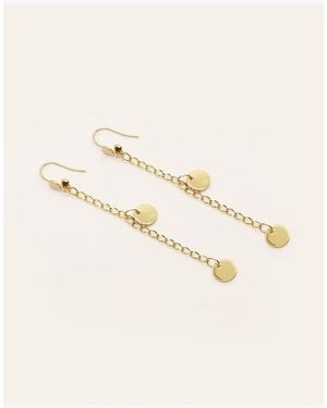 Nilai Boucles D'Oreilles À L'Or Fin - Neutre