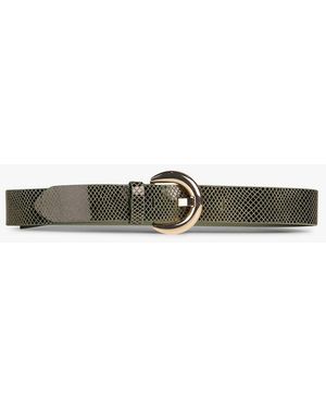 One Step Ceinture En Cuir - Multicolore