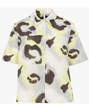 Imperial Chemise À Imprimé Animalier Femme - Gris