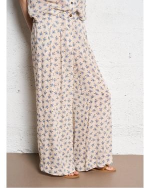 Emile Et Ida Pantalon Large Imprimé Femme - Neutre