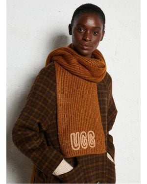 UGG Echarpe En Maille Tricotée - Marron