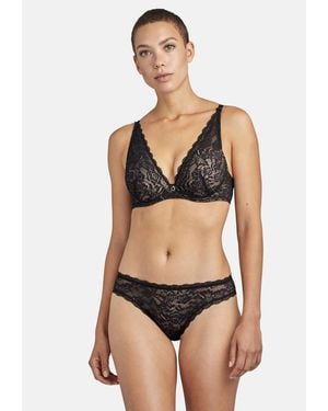 Aubade Soutien Gorge Plunge Foulard - Noir