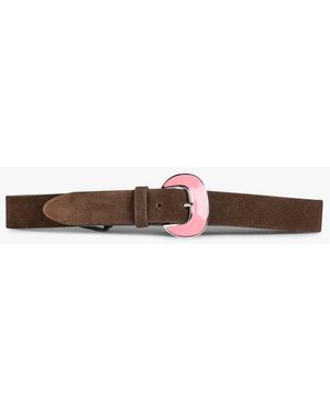 One Step Ceinture En Cuir - Blanc