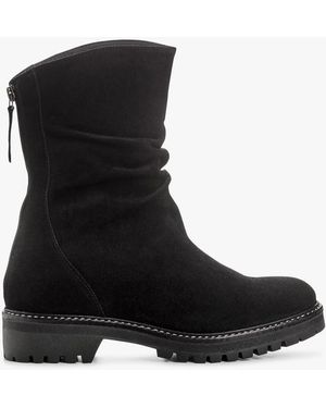 Reqins Bottines En Cuir Velours Femme - Noir