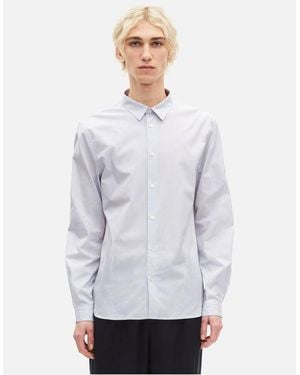 The Kooples Chemise À Fines Rayures - Blanc