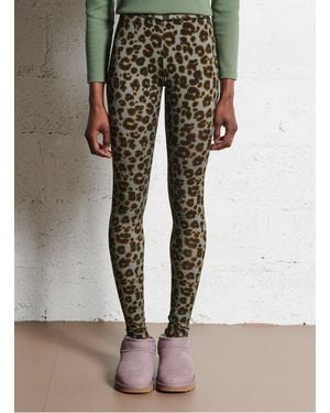Ba&sh Legging Imprimé Femme - Noir