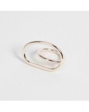 Mayrena Bague Ajustable, Recyclé - Blanc