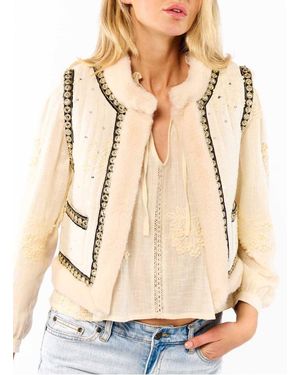 Wild Veste Droite En Coton Femme - Neutre