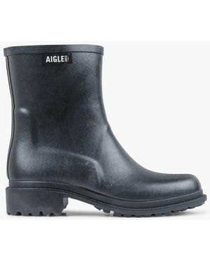 Aigle Bottines De Pluie Femme - Noir