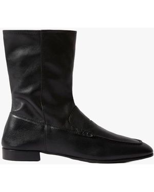 Claudie Pierlot Bottines Zippées En Cuir Femme - Noir