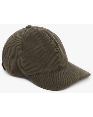 SAISON 1865 Casquette Unie En Velours Côtelé - Marron