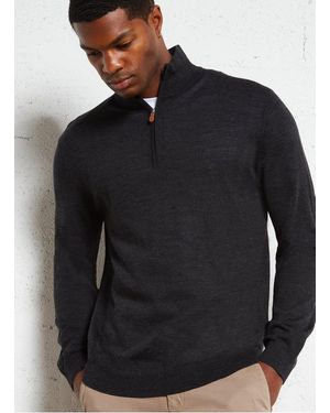 GANT Pull Col Montant Régular-Fit En Laine - Bleu