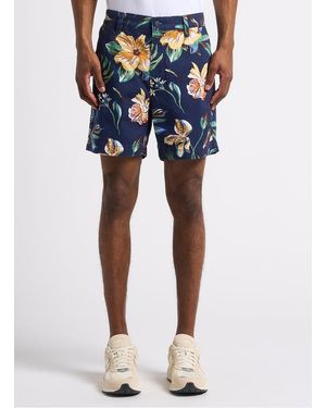 Levi's Short Imprimé En Coton - Bleu